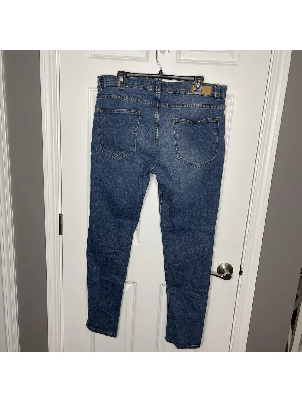Zara Man Men’s Blue Slim Medium Wash Denim Jeans Size 36W